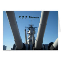 U.S.S. WIsconsin Greeting Card