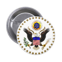 U.S. Seal Pinback Button