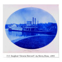 U.S. Snagboat "General Barnard" 1885 posters