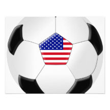 U.S Soccer Ball Personalized Announcement