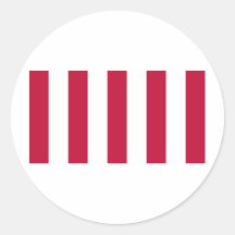 U.S. Sons of Liberty 9 Vertical Strip Flag Round Stickers