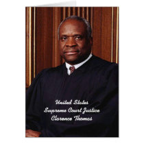 U.S. Supreme Justice Clarence Thomas Card