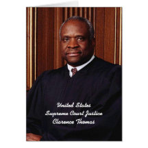 U.S. Supreme Justice Clarence Thomas Card