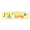 U, S, t, J, F, y, I, N, g, is, Lying bumpersticker