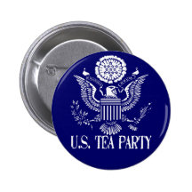 U.S. Tea Party Pinback Buttons