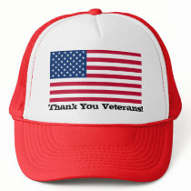 U.S. - "Thank You Veterans!" - Cap hats