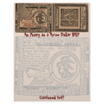U.S. Three Dollar Bill: Confused? - Letterhead