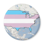 U.S. Transgender Pride Magnet