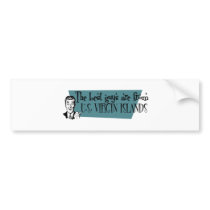 U.S. VIRGIN ISLANDS bumper stickers