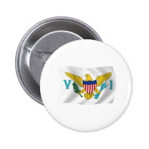 U.S. Virgin Islands Flag Button