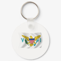 U.S. Virgin Islands Flag Keychain