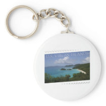 U.S. Virgin Islands - St. John's Trunk Bay Keychain