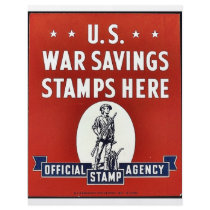 U.S. War Savings Stamps Here flyers by ww2posters U.S. War Savings Stamps Here flyers