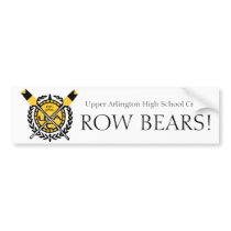 ua crew2, EST. 1993-2, ROW BEARS!, Upper Arling... bumper stickers