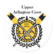 UA CREW emblem, EST. 1993-2, Upper Arlington Crew stickers by tblarcomb UA CREW emblem, EST. 1993-2, Upper Arlington Crew stickers