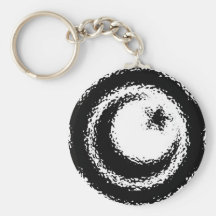 UA Glass Key Chain