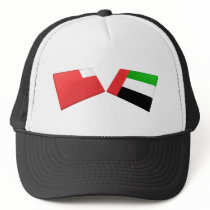 UAE & Abu Dhabi Flag Tiles hats