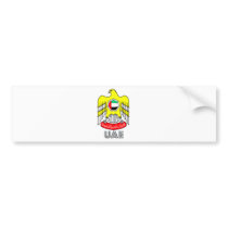 Uae Coat of Arms Bumper Stickers