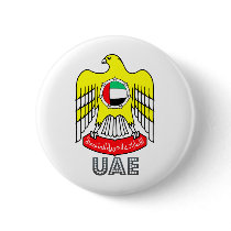 Uae Coat of Arms Pinback Buttons