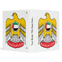 Uae Coat of Arms detail 3 Ring Binders