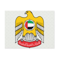 Uae Coat of Arms detail Postcards
