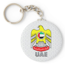 Uae Coat of Arms Key Chain
