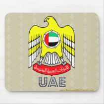 Uae Coat of Arms Mouse Pad