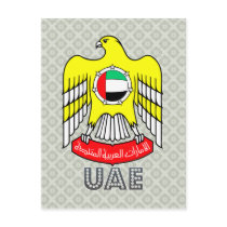 Uae Coat of Arms Postcard