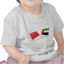 UAE & Dubai Flag Tiles t-shirts