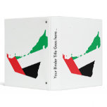 Uae Flag Map full size binders