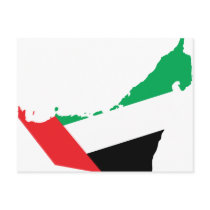 Uae flag map postcards by FlagStore Uae flag map postcards
