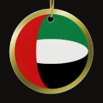 United Arab Emirates Fisheye Flag Ornament