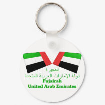 UAE & Fujairah Flag Tiles keychains by Vexillophile UAE & Fujairah Flag Tiles keychains