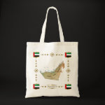 United Arab Emirates Map Flag Border Bag
