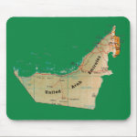 United Arab Emirates Map Mousepad