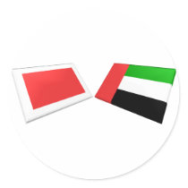 UAE & Sharjah Flag Tiles stickers