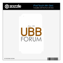 UBB Forum Swag iPod Touch 4G Skin