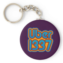 Uber 1337 Keychain