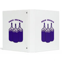 Uber Brewer 3 Ring Binders