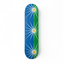 Uberlandia Minasgerais Brasil, Brazil flag Skate Decks