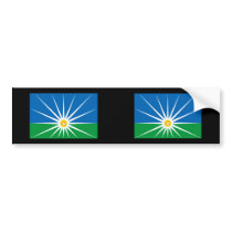 Uberlandia MinasGerais, Brazil bumper stickers by bestflag Uberlandia MinasGerais, Brazil bumper stickers