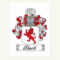Uberti Family Crest Postcard