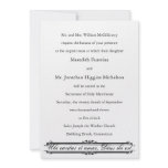 Ubi Caritas et Amor Catholic Wedding Invitation