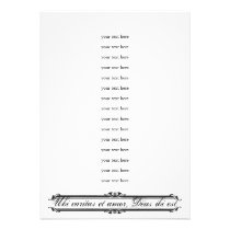 Ubi Caritas et Amor Wedding Invitation Template invitations