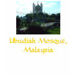 Ubudiah Mosque, Malaysia t-shirts