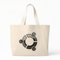 Ubuntu (chrome) canvas bag