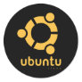 Ubuntu Linux Open Source Round Sticker Ubuntu Linux Open Source Round Sticker