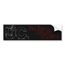 UC Gaming bumper sticker