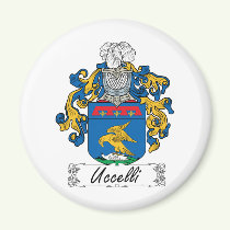 Uccelli Family Crest Magnet