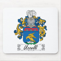 Uccelli Family Crest Mousepad